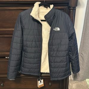 North face reversible jacket